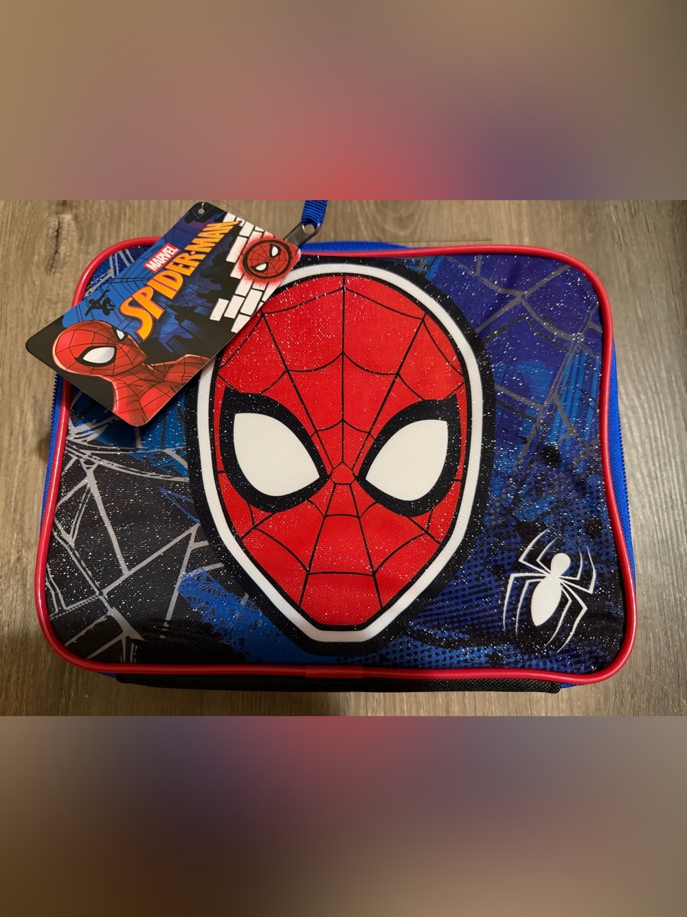 Marvel Spider-Man Glitter Lunchbox